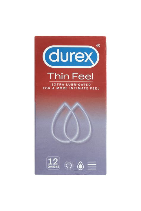 durex thin feel 12 condoms 12 condoms sexual wellbeing allcures