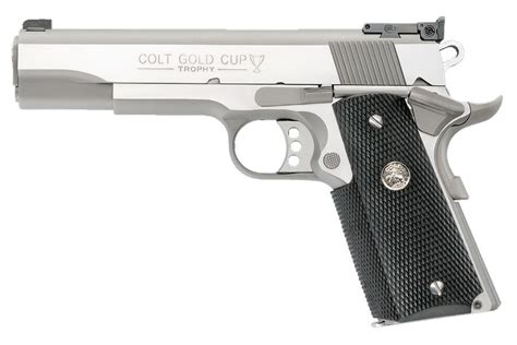 Colt Gold Cup Trophy 45 Auto Stainless Steel 1911 Pistol Sportsmans