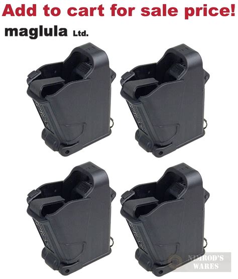 4 Pack Maglula Uplula Universal Pistol Loaderunloader 9mm 45acp Up60b