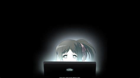 Girl Using Laptop Anime 1920x1080 Download Hd Wallpaper Wallpapertip