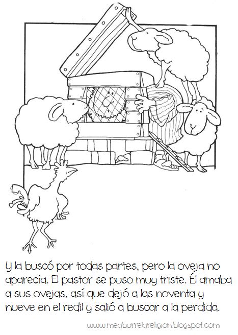 Parábola Ilustrada De La Oveja Perdida Catequesis La Oveja Perdida