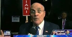 Image result for RUDY GULIANNI HANNITY CRZY IMAGES