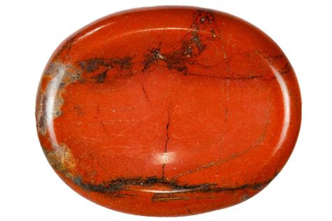 2 Polished Red Jasper Worry Stone For Sale