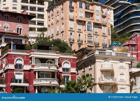 Mediterranean Architecture In Monaco Editorial Image Image Of