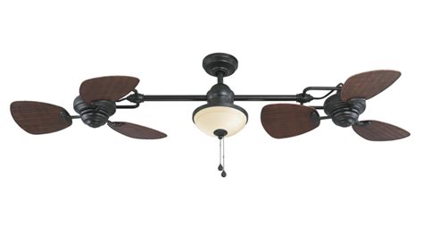 A dual ceiling fan produces more airflow by moving air in multiple directions. 2020 Best of Dual Outdoor Ceiling Fans With Lights