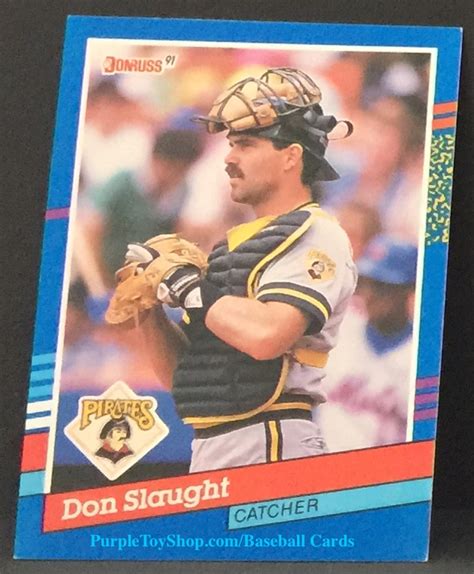 Check out dean's best selling books the bubble gum card war and before there was bubble gum are must reads. Don Slaught Baseball Player Card | BaseballCards ...