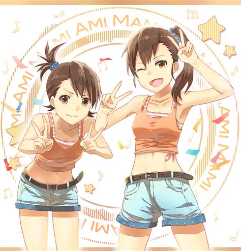 Futami Mami And Futami Ami Idolmaster And 1 More Drawn By Nagakura