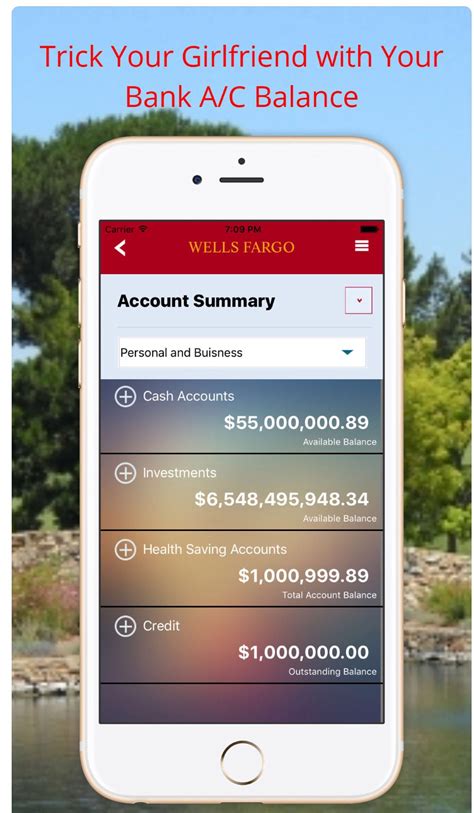 Prank Bank; Prank your girlfriend with your bank account balance