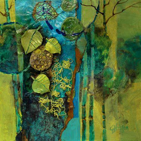 Carol Nelson Fine Art Blog Mixed Media Abstract Collage Madeline