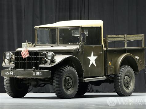 1952 Dodge M37 34 Ton Power Wagon Military Service Truck Sold At