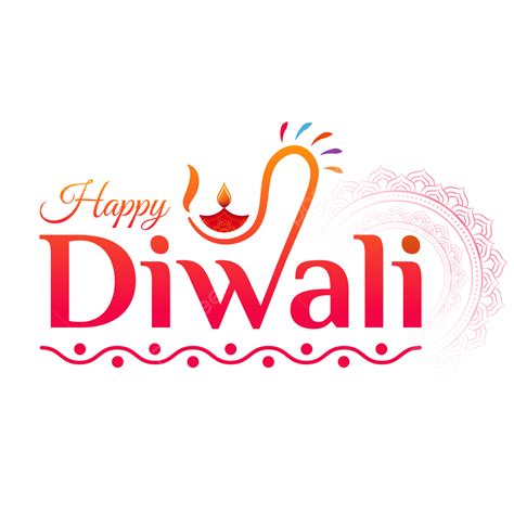 Happy Diwali Greeting Text Indian Festival Diwali India Deepawali