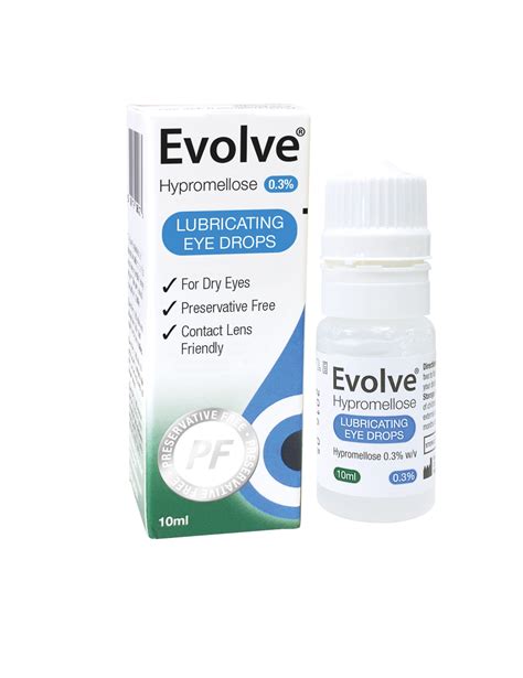 These drops can also be used to moisten hard contact lenses. Evolve Hypromellose 0.3% Lubricating eye drops - Online ...
