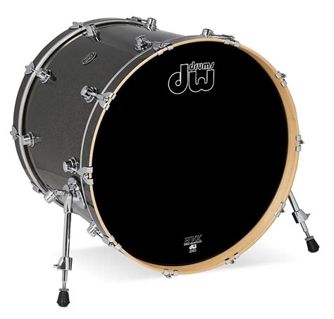 Dw Performance Kick Drum 18x22 Pewter Sparkle Drpf1822kkps Reverb