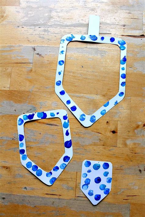 Easy Dreidel Craft For Preschool And Toddlers With