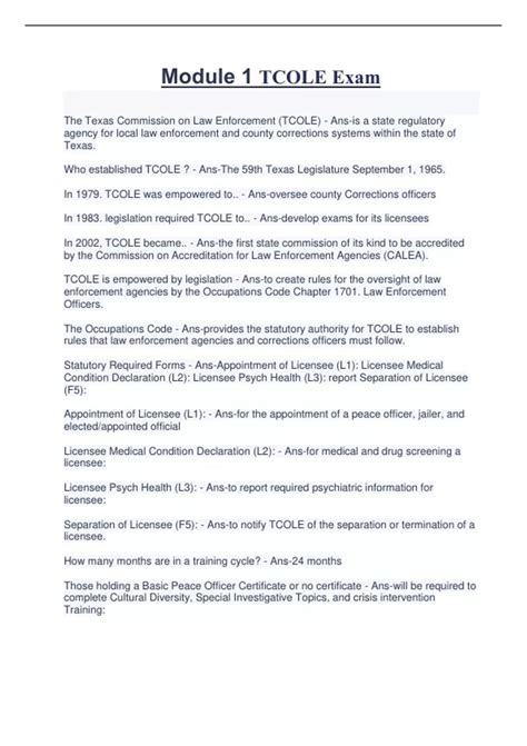 TCOLE JAILER EXAM QUESTIONS AND ANSWERS 2023, TCOLE Practice Jailer