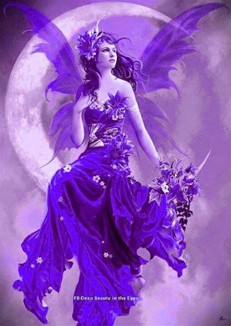 Pin By Angela Robins On Purple Rain Beautiful Fairies Fantasy Fairy