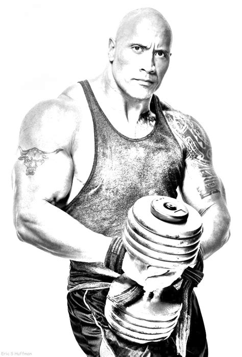 Dwayne Douglas Johnson By Eric S Huffman On Deviantart