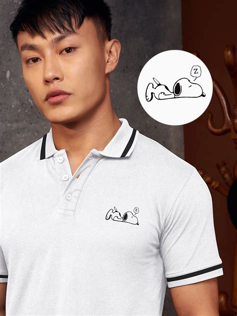 Buy Peanuts Snoopy Chilling Polos T Shirts Online At The Souled Store