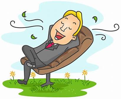 Relaxed Relaxing Clipart Mind Businessman State Office