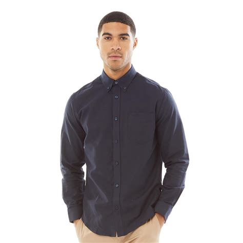 Buy Ben Sherman Mens Long Sleeve Oxford Shirt Navy