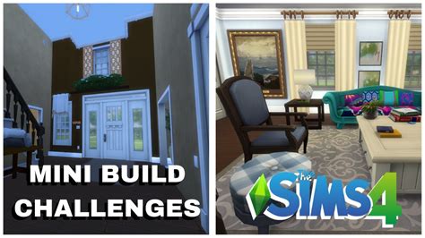 The Sims 4 Mini Build Challenges Youtube