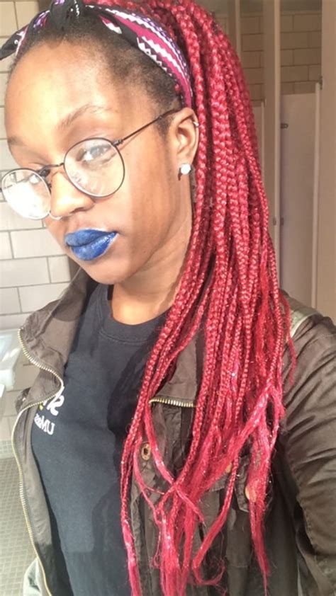 45 Photos Of Rockin Red Box Braids