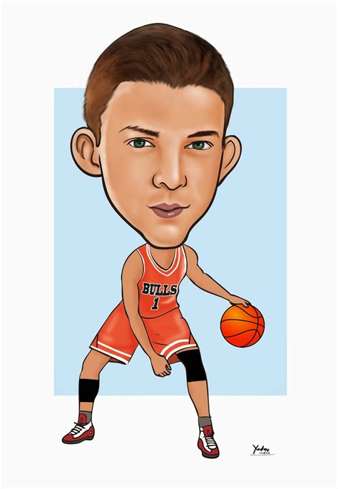 Caricaturecartoon Basket Ball Caricature Basketball Player Caricature