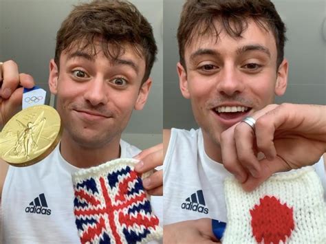 in photos tom daley s knitting and crocheting creations gma entertainment
