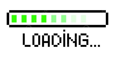 Loading Bar Clipart Transparent Background Green Loading Bar Vector