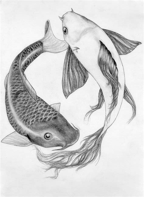 Draw an oval and a rectangle guideline for the fish's body. Пин на доске tattoo fish