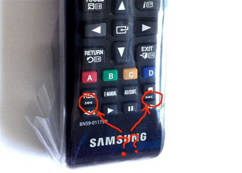 Solved Remote Control Next And Previous Buttons Samsung Community