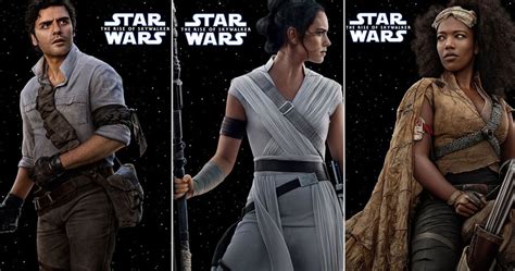 See Every Star Wars The Rise Of Skywalker Character Poster Popsugar
