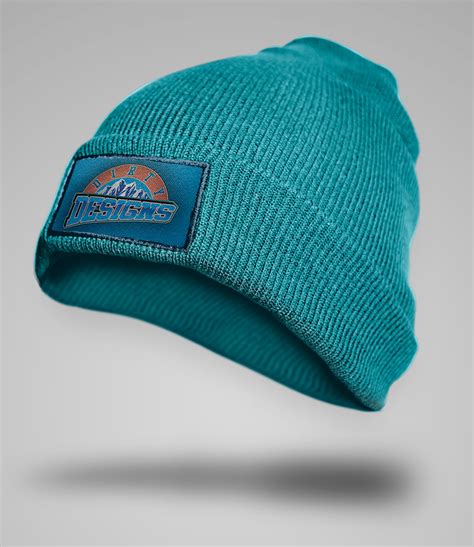 hd beanie embroidered patch psd mock   behance