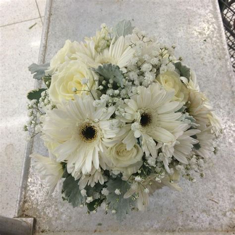 We did not find results for: White bouquet with gerber daisies, roses , & babies breath ...