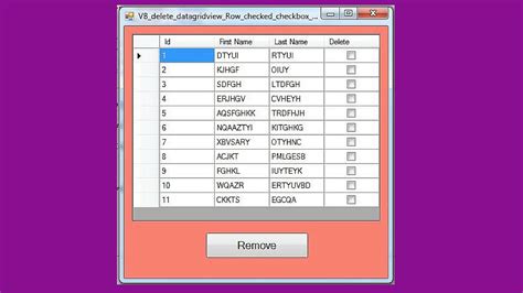 Vb Net Tutorial How To Add Checkbox Column To Datagridview In Vb Net