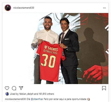 Ruben dias to man city! Nicolas Otamendi is unveiled as a Benfica player as the ...