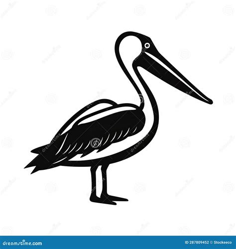 Eye Catching Pelican Outline Svg Cutout Shape Clip Art Royalty Free