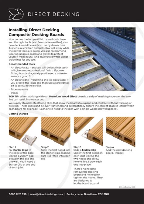 How To Install Composite Decking By Step On Safety Issuu
