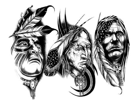 native american faces | Native american tattoos, Native american tattoo designs, Native american ...