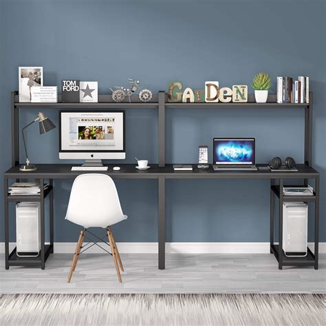 Buy Tribesigns 945 Inches Computer Desk With Hutch Extra Long Two