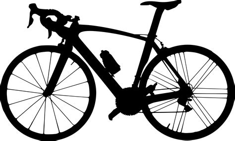 8 Bicycle Silhouette Png Transparent