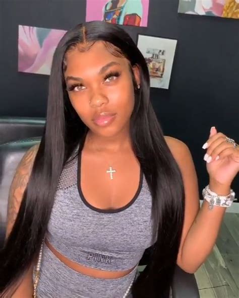 silky straight 360 lace wigs indian remy human hair pre plucked hairline [video] [video