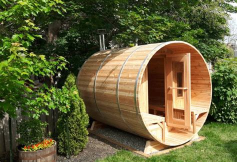 Knotty Cedar Barrel Sauna Spas And Saunas For The Alps And