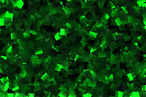 Green Square Pattern By Roberto