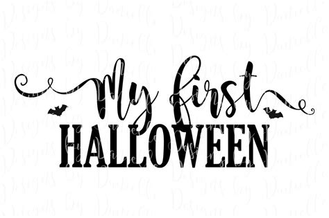 My First Halloween Svg Cutting File By Designs By Danielle Thehungryjpeg