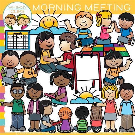 Morning Meeting Clip Art Images And Illustrations Whimsy Clips
