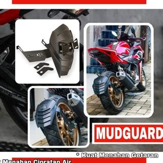 Jual Terlaris Mudguard Mud Guard Penahan Lumpur Shark Power Buat R V V Xabre Cbr Ninja