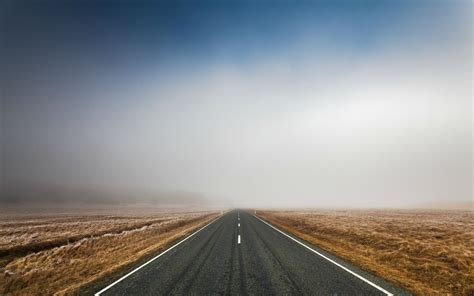 4548406 Landscape Road Mist Rare Gallery Hd Wallpapers