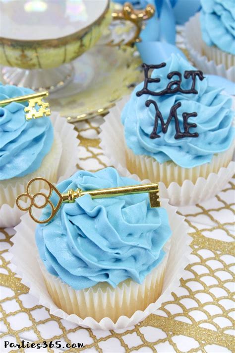 With great recipes to… this is a great idea for an alice in wonderland themed birthday party or event! Alice in Wonderland Cupcakes | Recipe in 2020 | Alice in ...