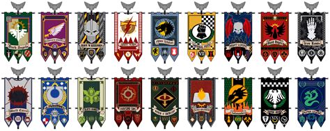 Warhammer 40k Astartes Chapter Banners By Sinistha On Deviantart